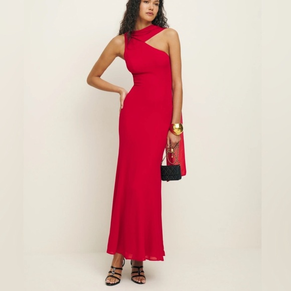 Reformation Rosalyn Red Dress - Picture 1 of 6